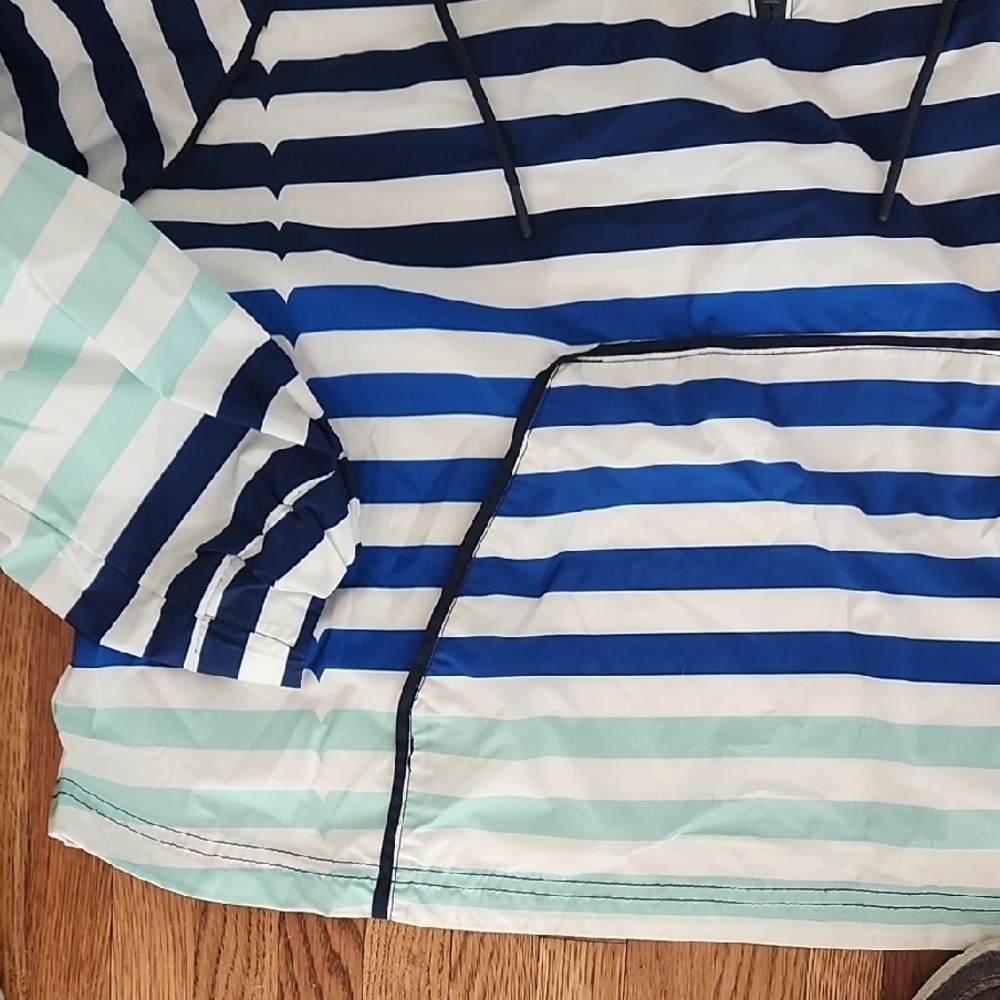 Hunter Striped Hooded Pullover Target Rainjacket … - image 4